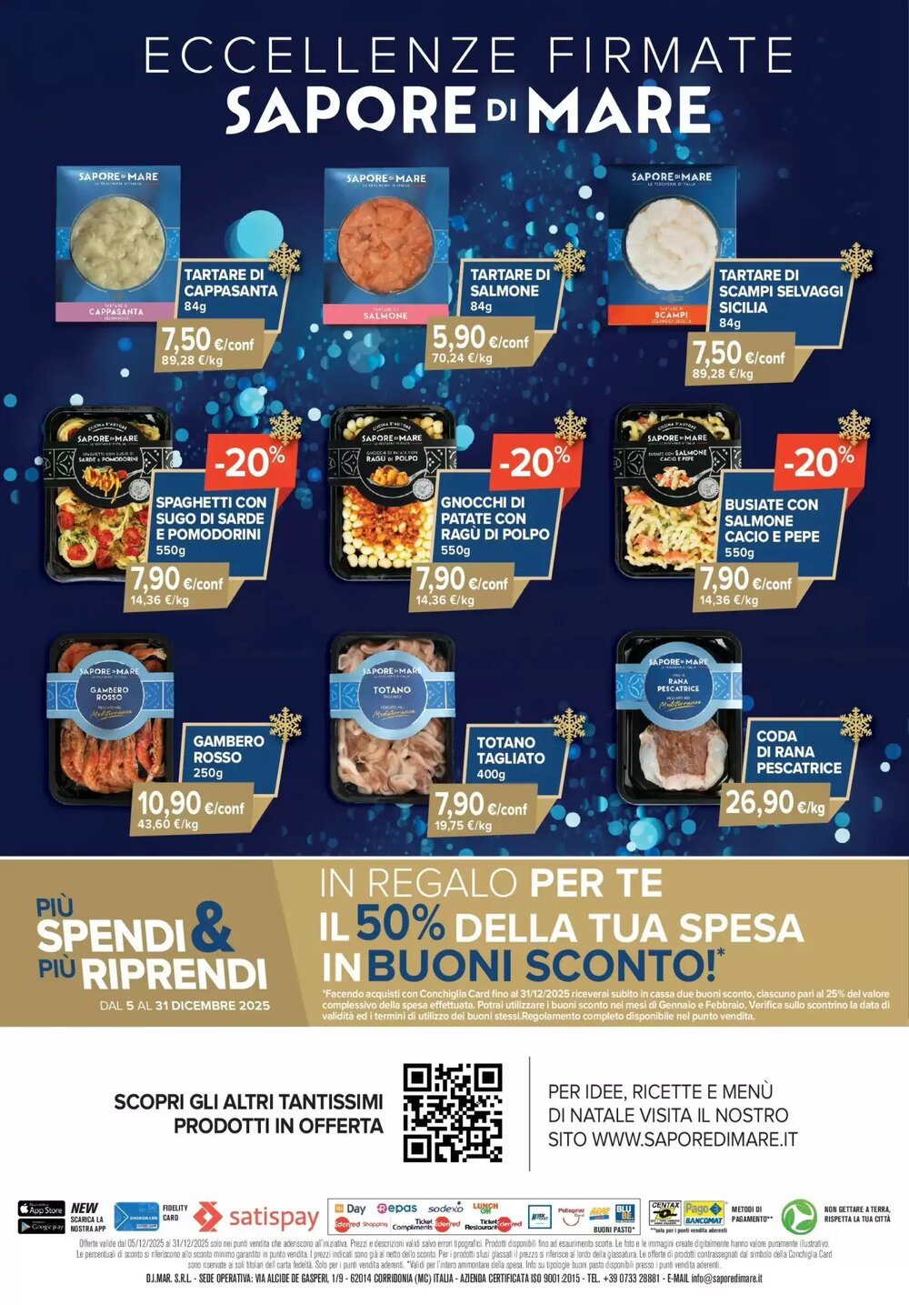 Volantino promozionale Sapore di Mare  valide dal 04/12/2025 - Pagina 8.