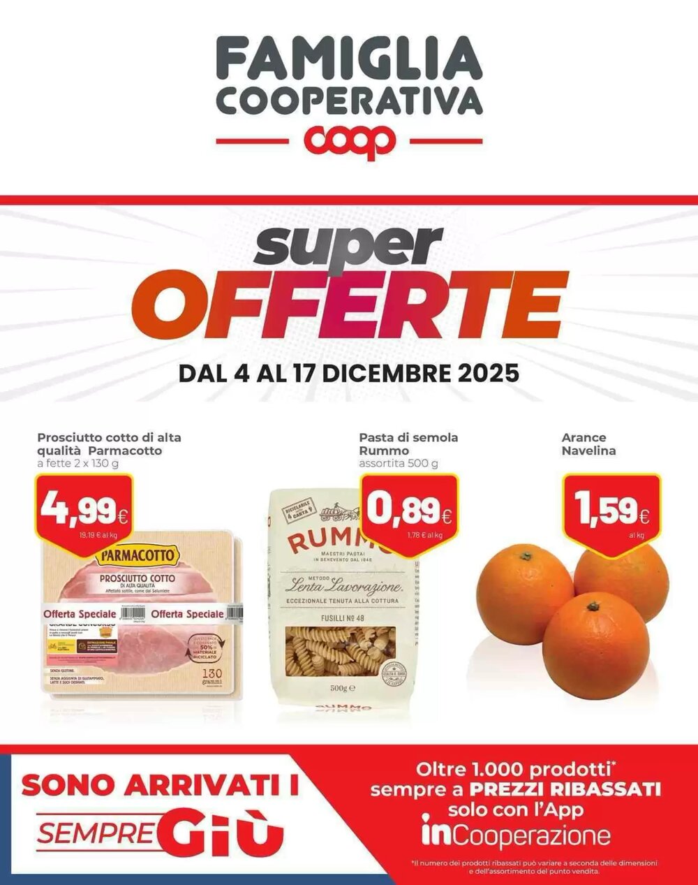 Volantino promozionale Coop  valide dal 04/12/2025 - Pagina 1.