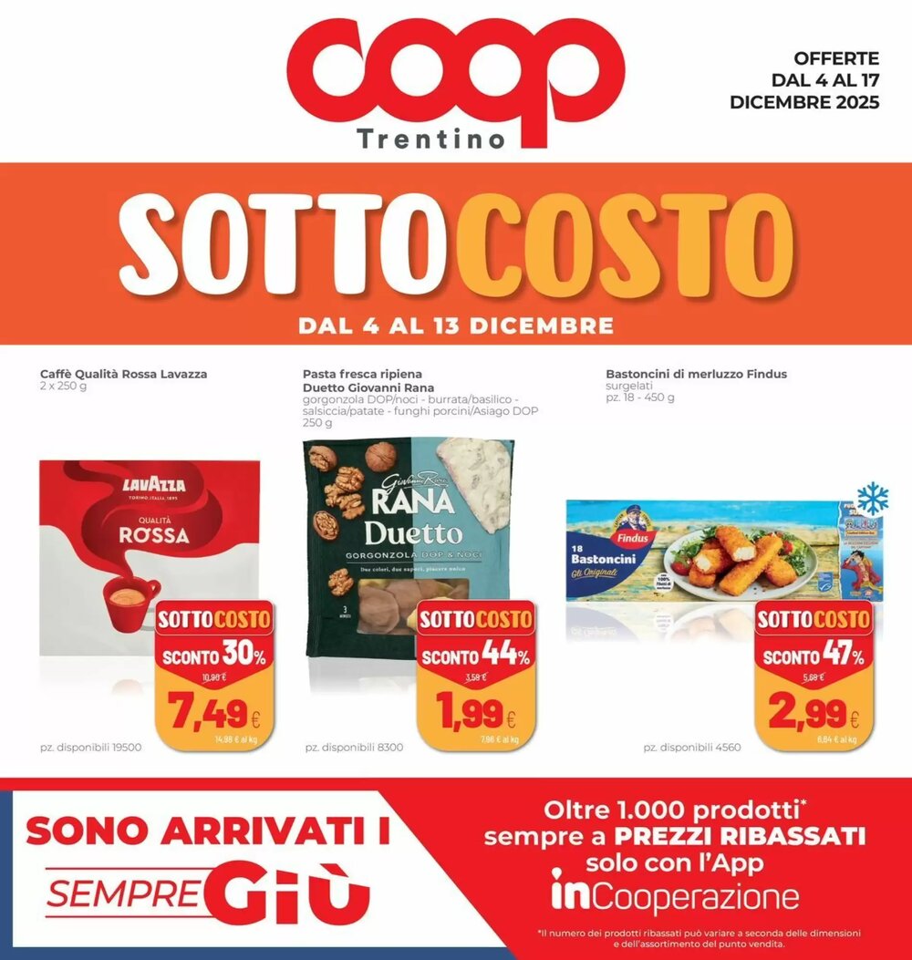Volantino promozionale Coop Trentino  valide dal 04/12/2025 - Pagina 1.