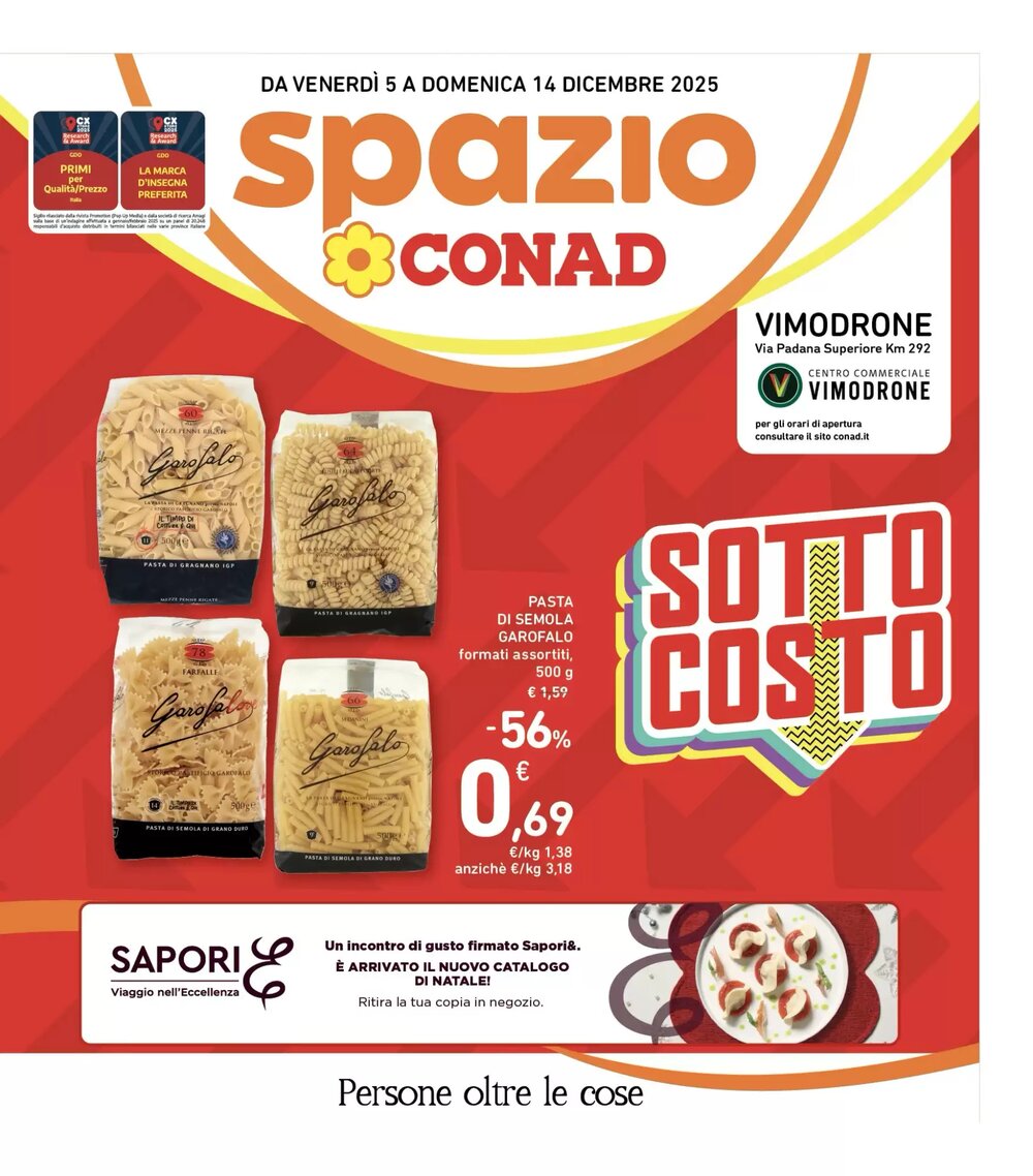 Volantino promozionale Spazio Conad  valide dal 05/12/2025 - Pagina 1.