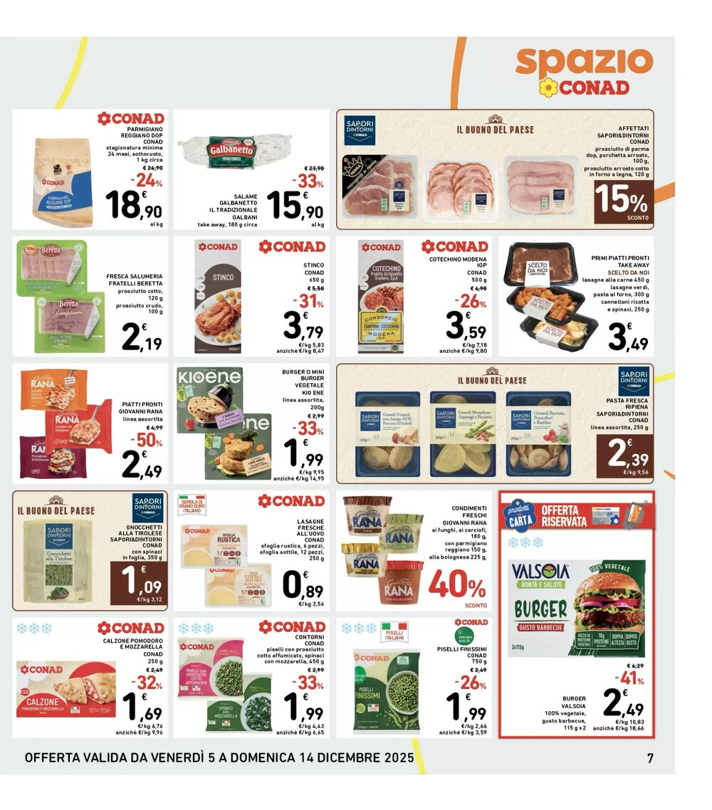 Volantino promozionale Spazio Conad  valide dal 05/12/2025 - Pagina 7.