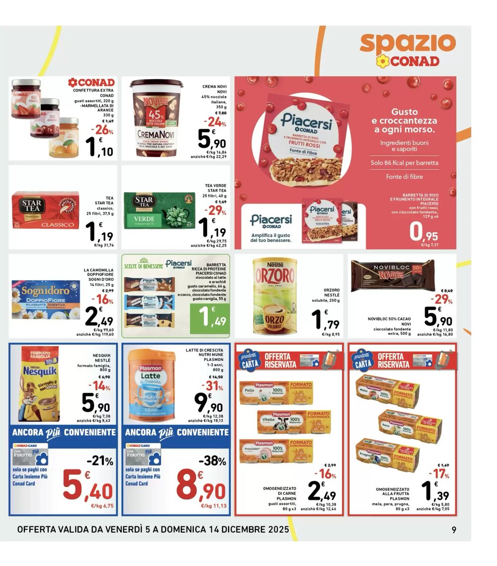 Volantino promozionale Spazio Conad  valide dal 05/12/2025 - Pagina 9.