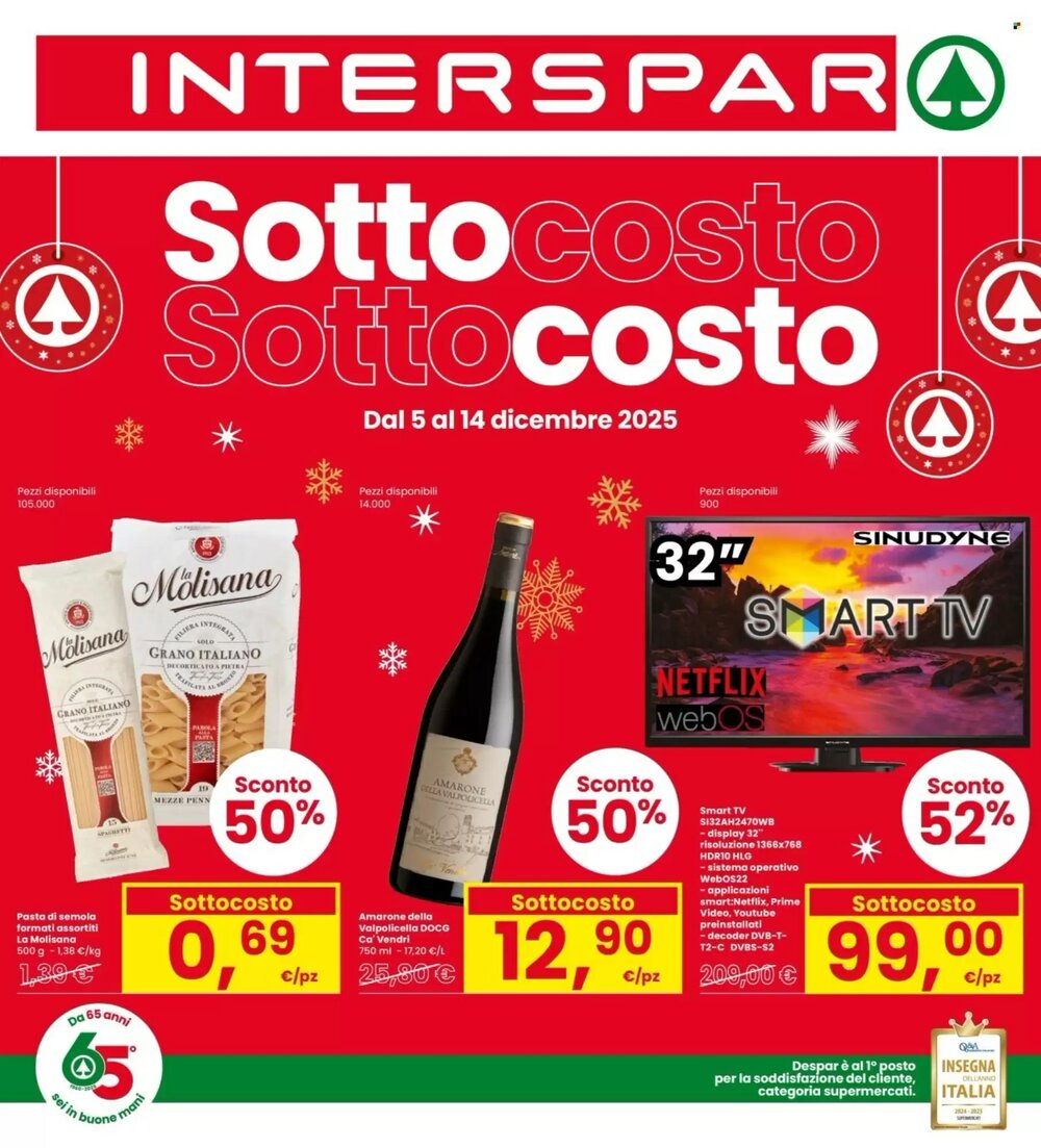 Volantino promozionale Interspar  valide dal 05/12/2025 - Pagina 1.