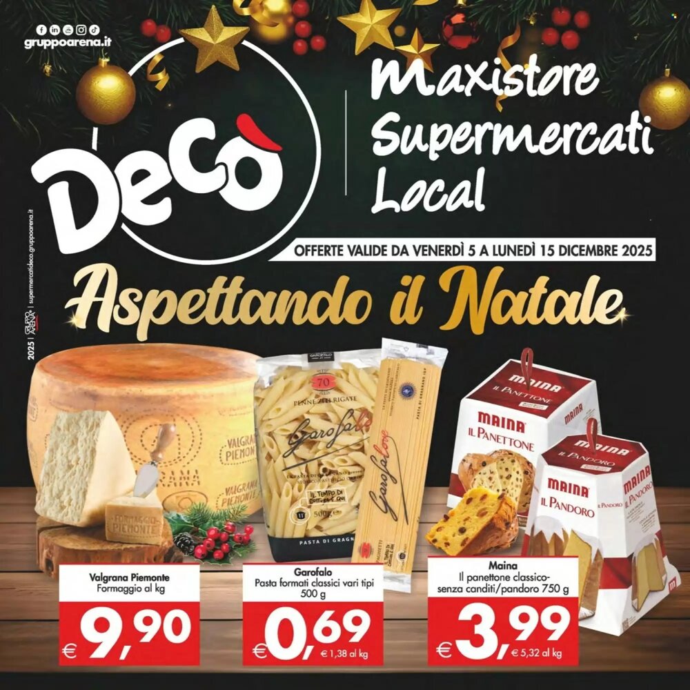 Volantino promozionale Deco Supermercati  valide dal 05/12/2025 - Pagina 1.