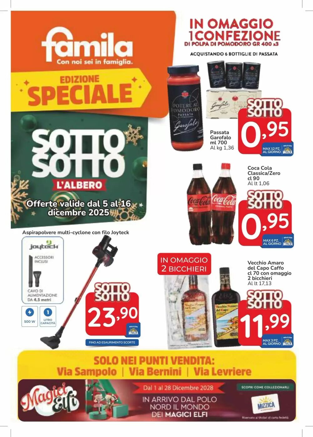Volantino promozionale Famila Market  valide dal 05/12/2025 - Pagina 1.