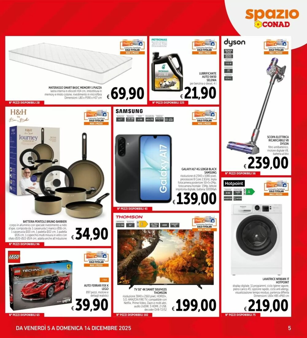 Volantino promozionale Spazio Conad  valide dal 05/12/2025 - Pagina 5.