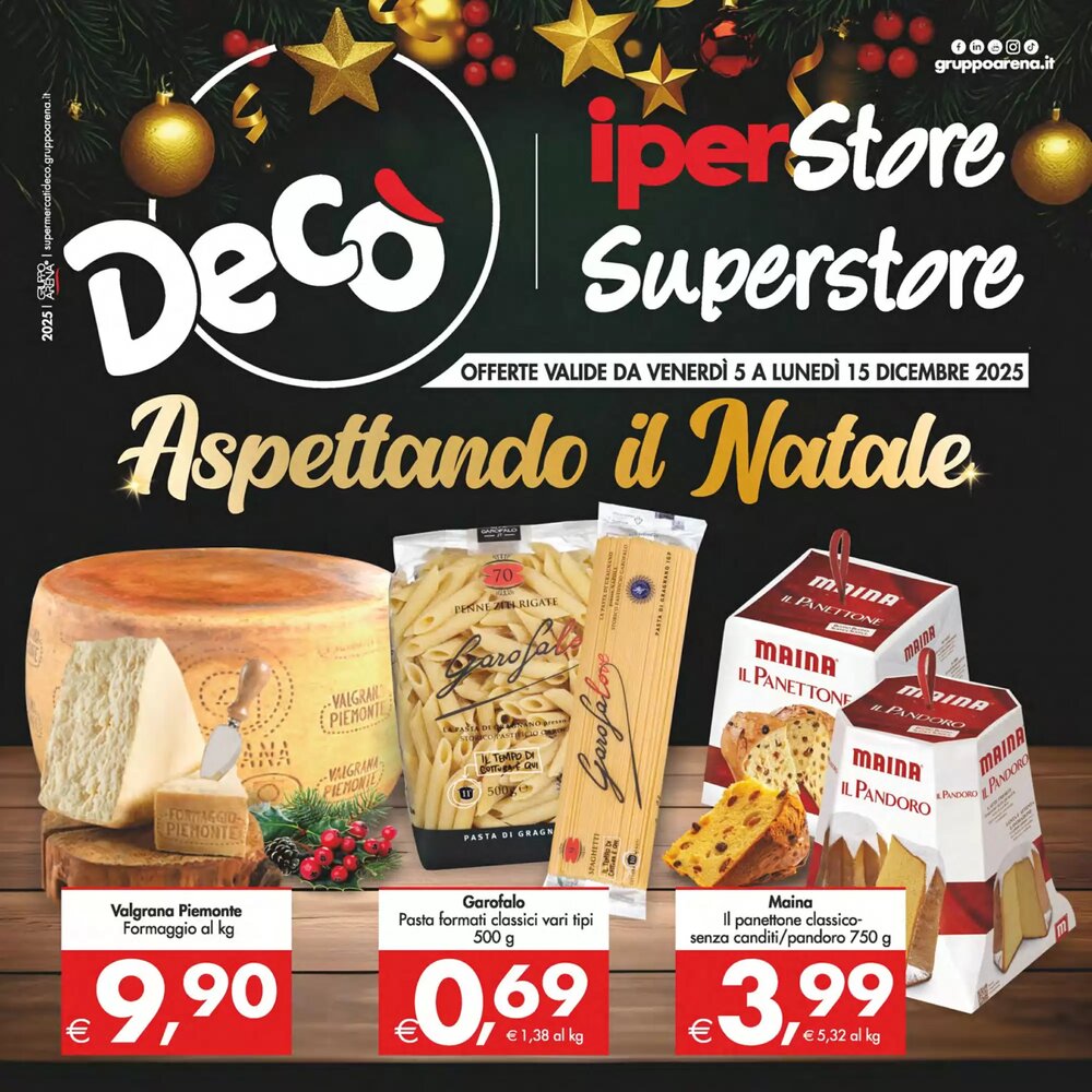 Volantino promozionale Deco Iperstore  valide dal 05/12/2025 - Pagina 1.