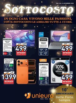 Volantino promozionale Unieuro  valide dal 05/12/2025