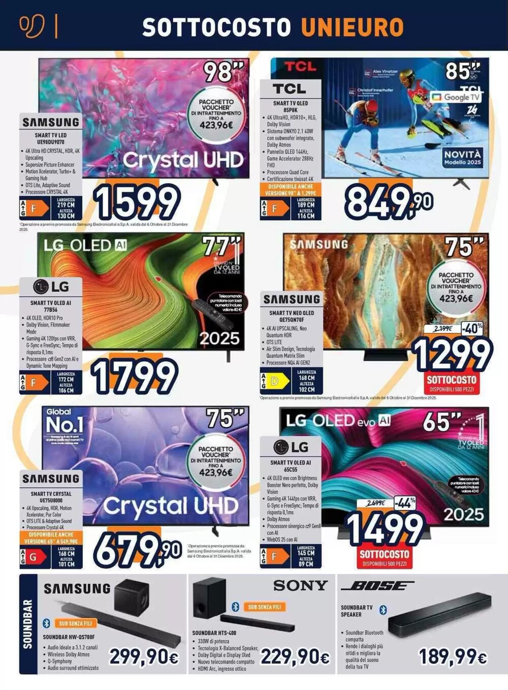 Volantino promozionale Unieuro  valide dal 05/12/2025 - Pagina 2.