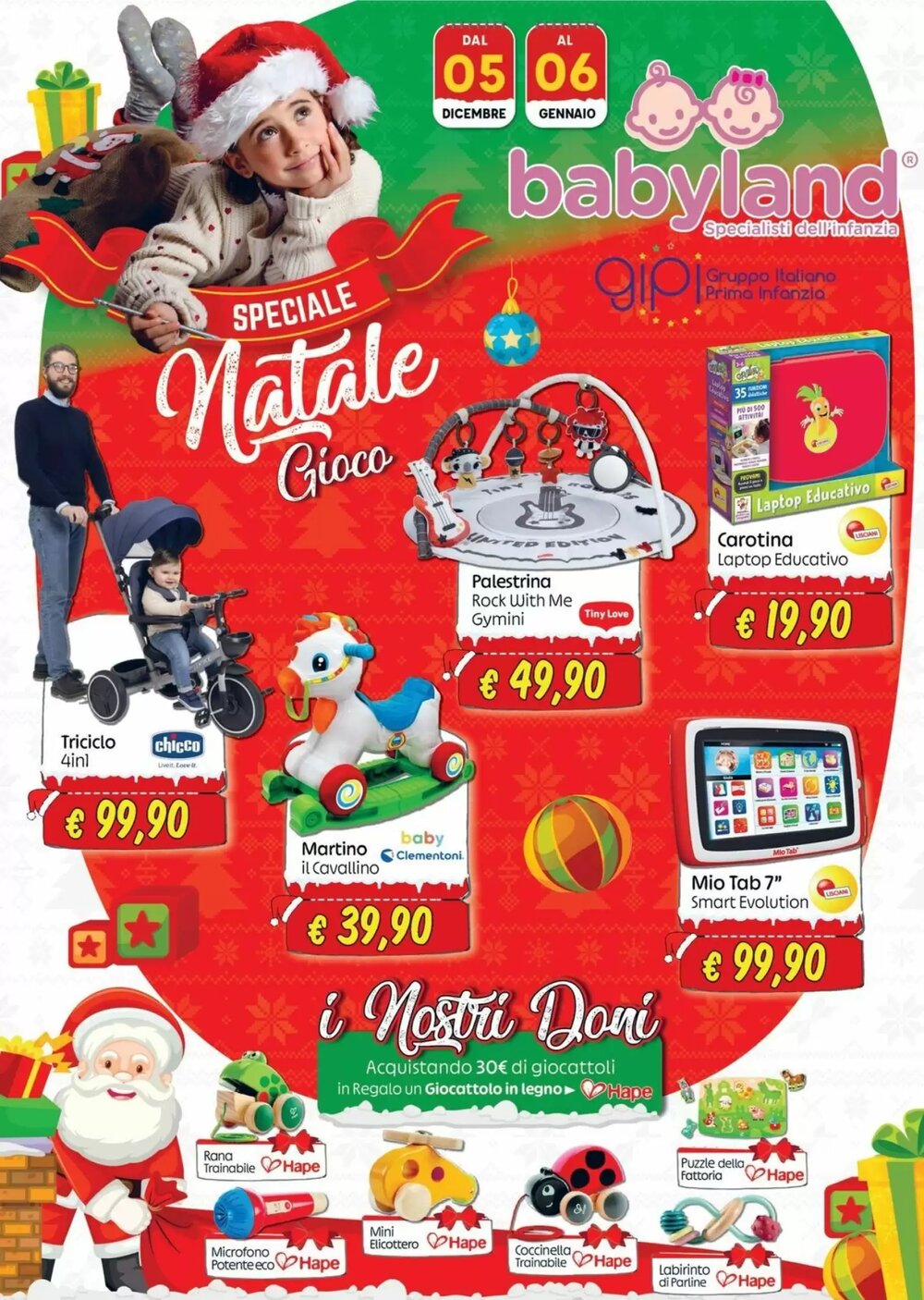 Volantino promozionale Babyland  valide dal 05/12/2025 - Pagina 1.
