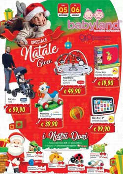 Volantino promozionale Babyland  valide dal 05/12/2025