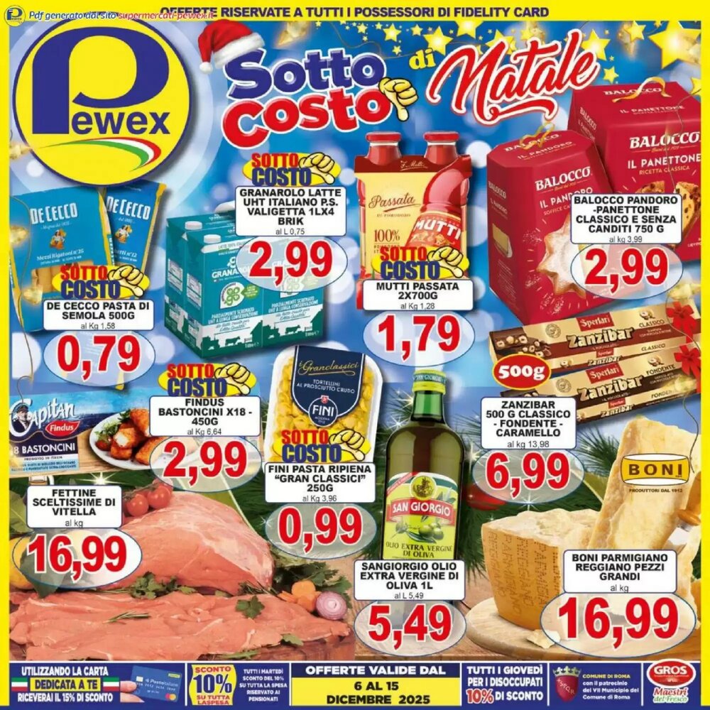 Volantino promozionale Pewex  valide dal 06/12/2025 - Pagina 1.