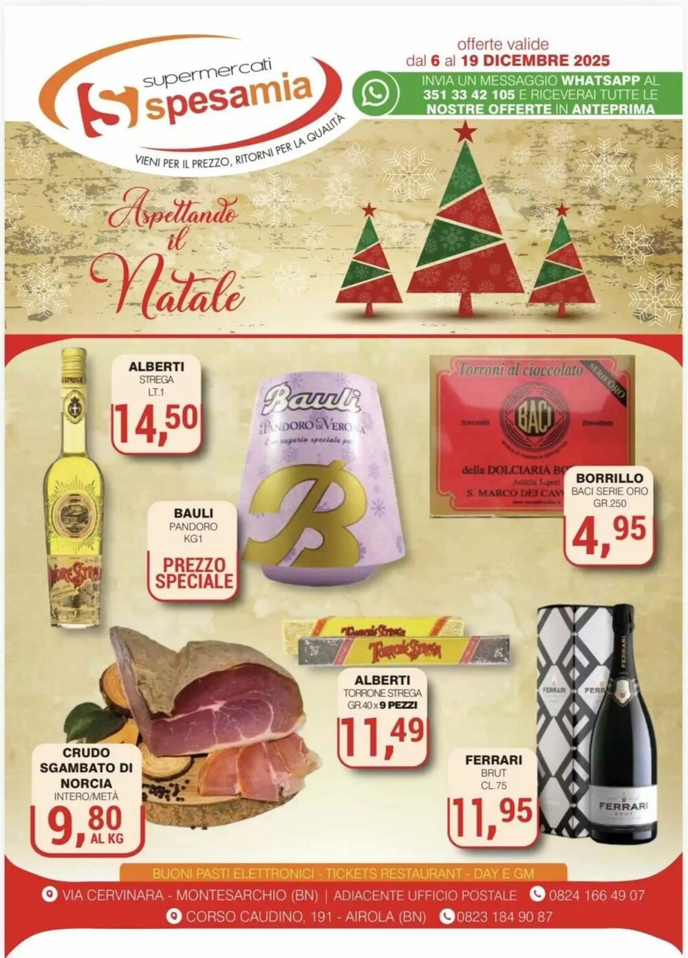 Volantino promozionale Supermercati Spesa Mia  valide dal 06/12/2025 - Pagina 1.