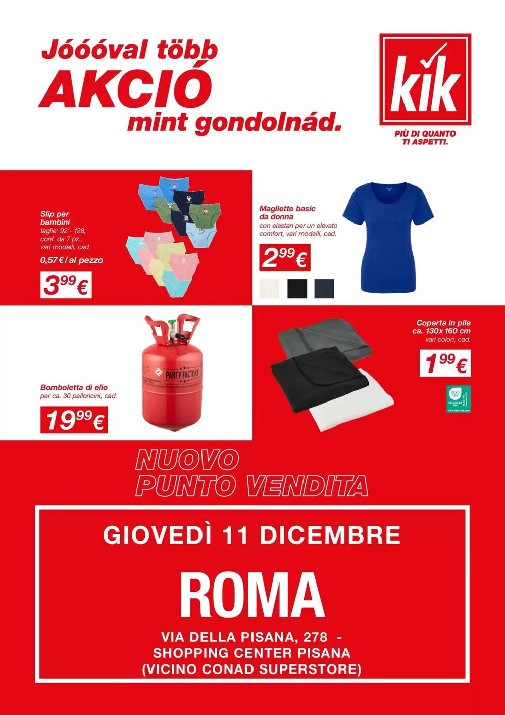 Volantino promozionale KiK valide dal 07/12/2025 - Pagina 1.