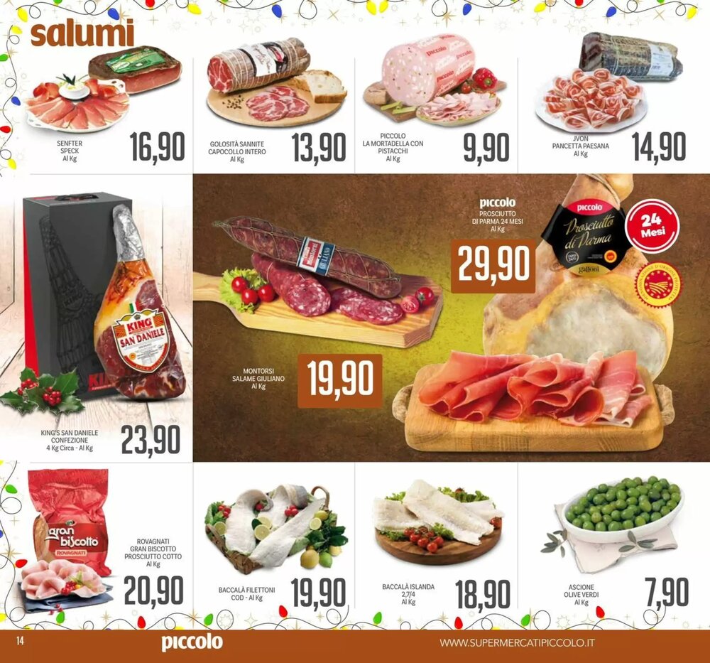 Volantino promozionale Supermercati Piccolo  valide dal 08/12/2025 - Pagina 14.