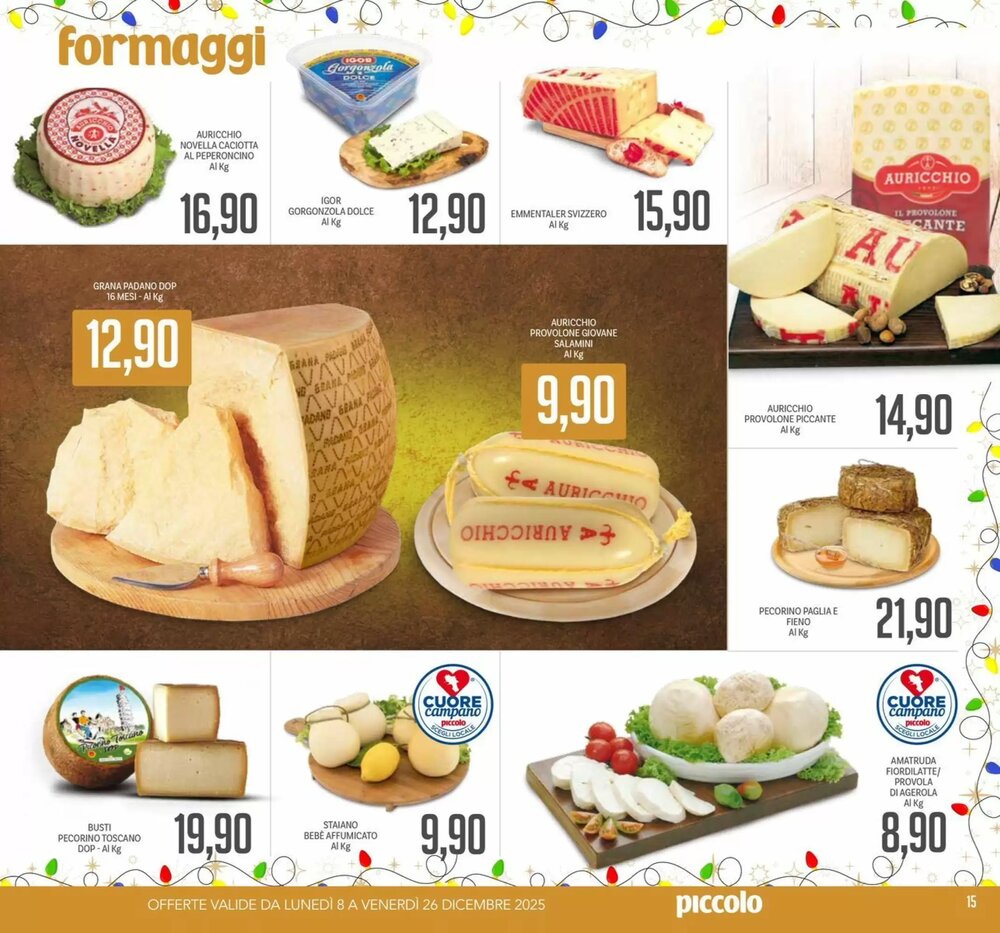 Volantino promozionale Supermercati Piccolo  valide dal 08/12/2025 - Pagina 15.