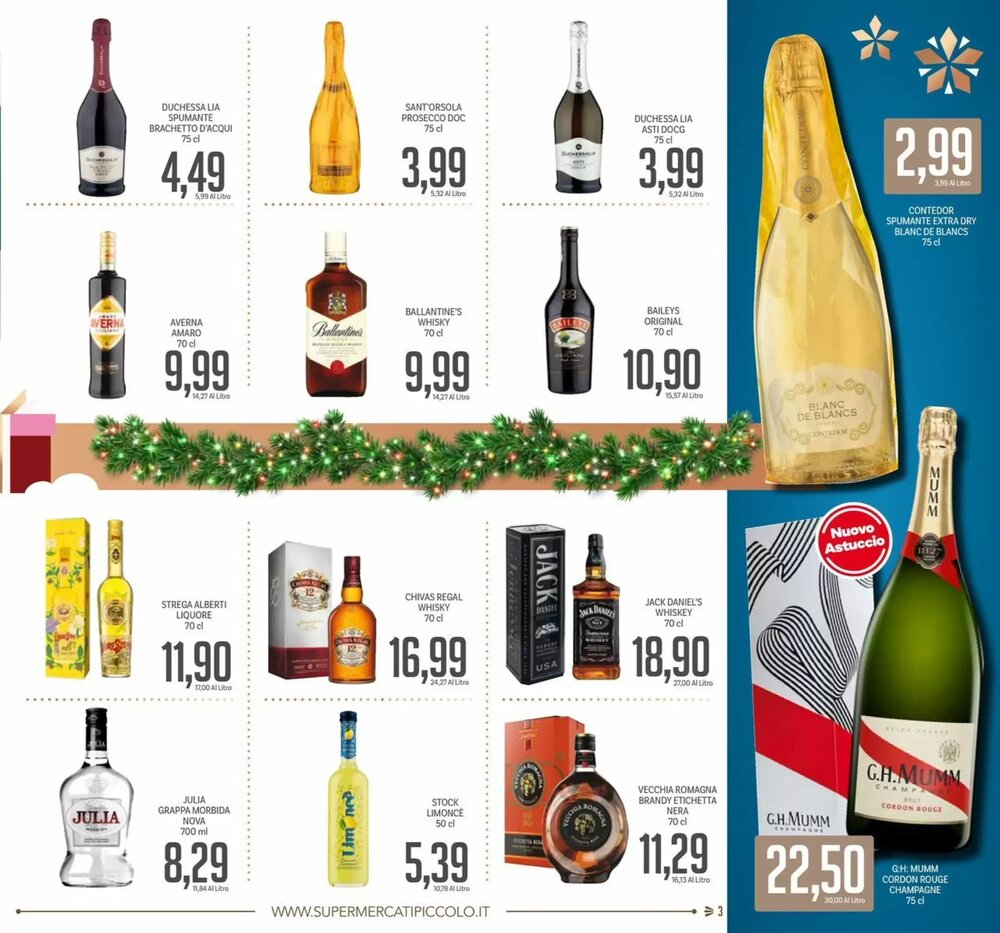 Volantino promozionale Supermercati Piccolo  valide dal 08/12/2025 - Pagina 3.