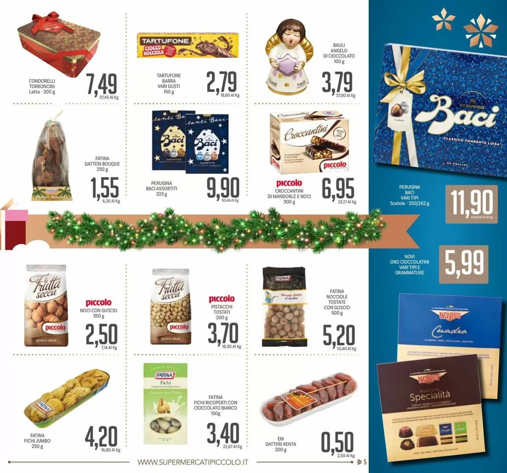 Volantino promozionale Supermercati Piccolo  valide dal 08/12/2025 - Pagina 5.