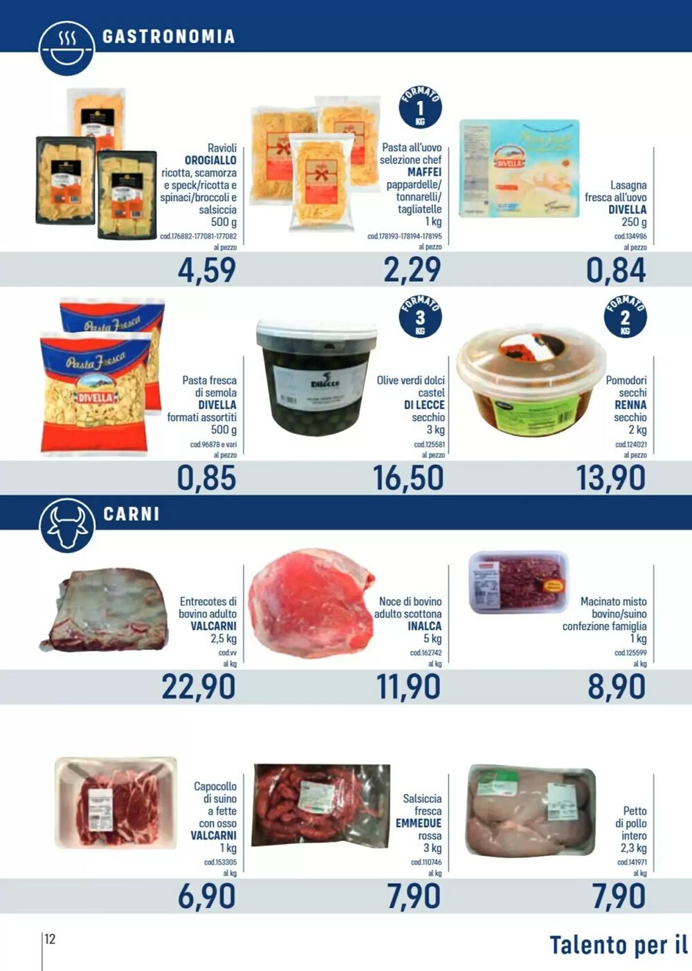 Volantino promozionale Talento Professional Store  valide dal 08/12/2025 - Pagina 12.