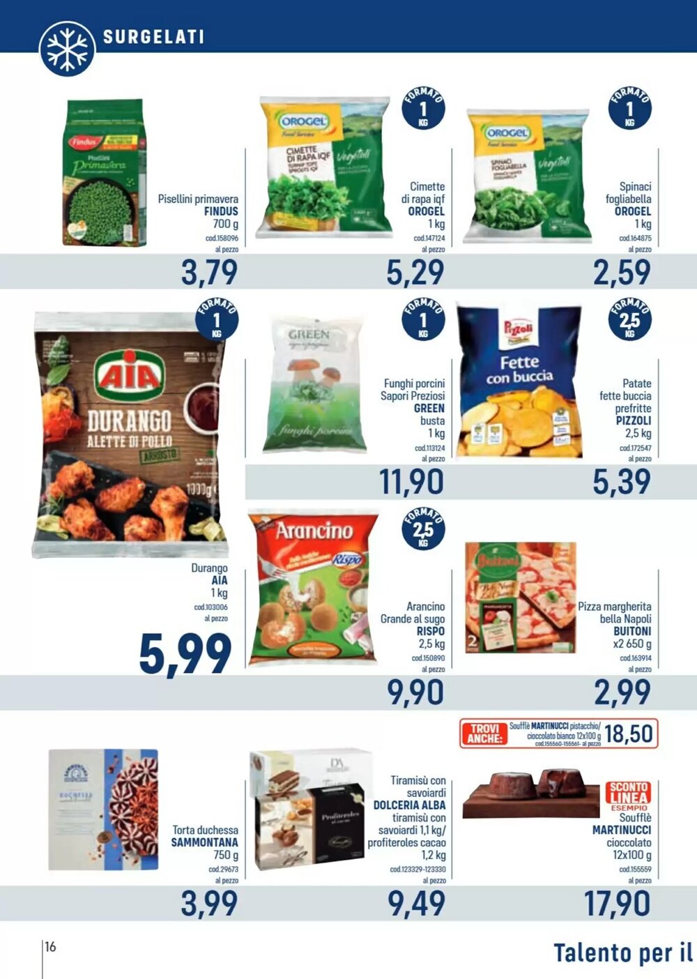 Volantino promozionale Talento Professional Store  valide dal 08/12/2025 - Pagina 16.