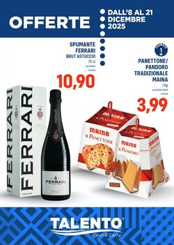 Volantino promozionale Talento Professional Store valide dal 08/12/2025