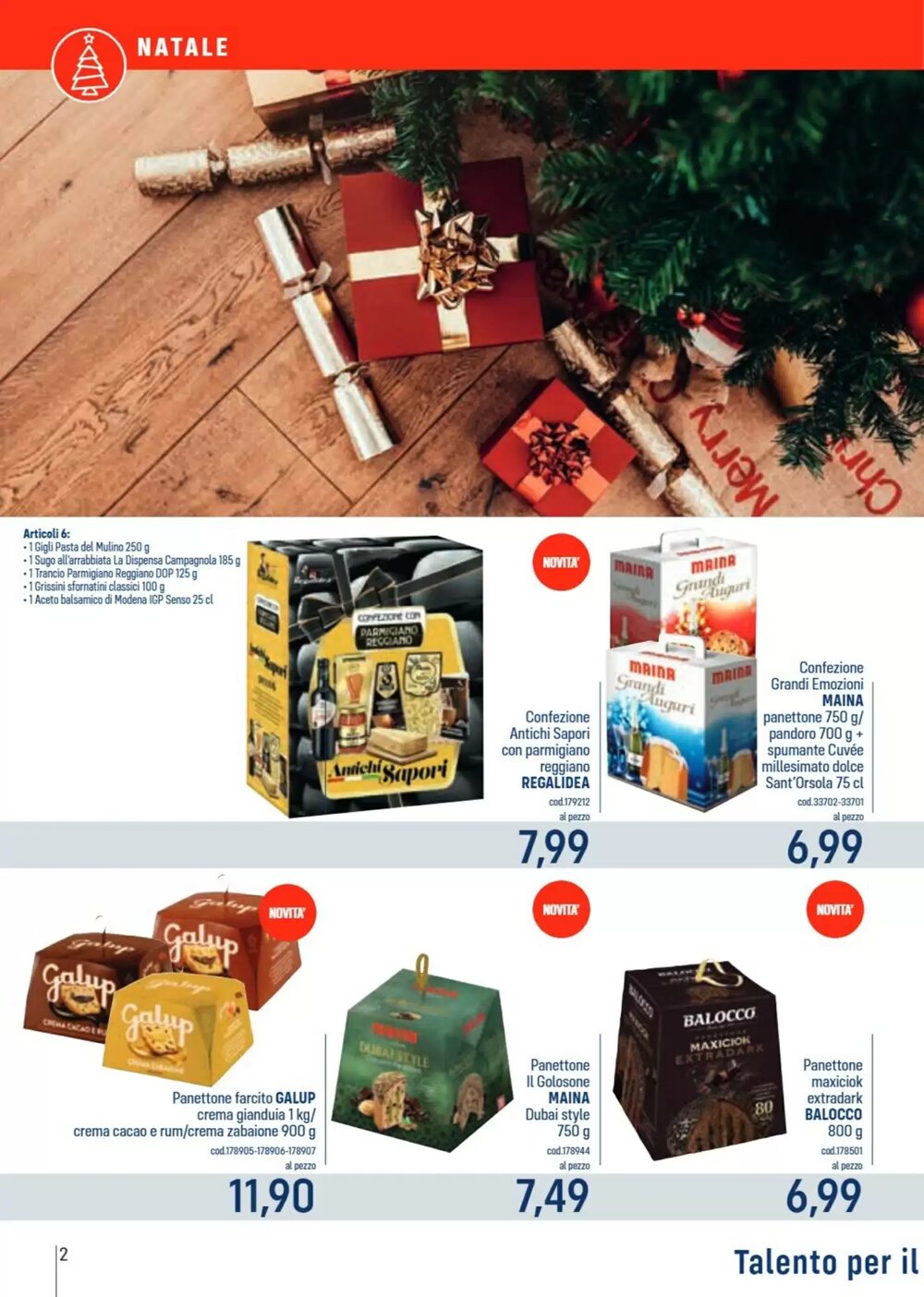 Volantino promozionale Talento Professional Store  valide dal 08/12/2025 - Pagina 2.