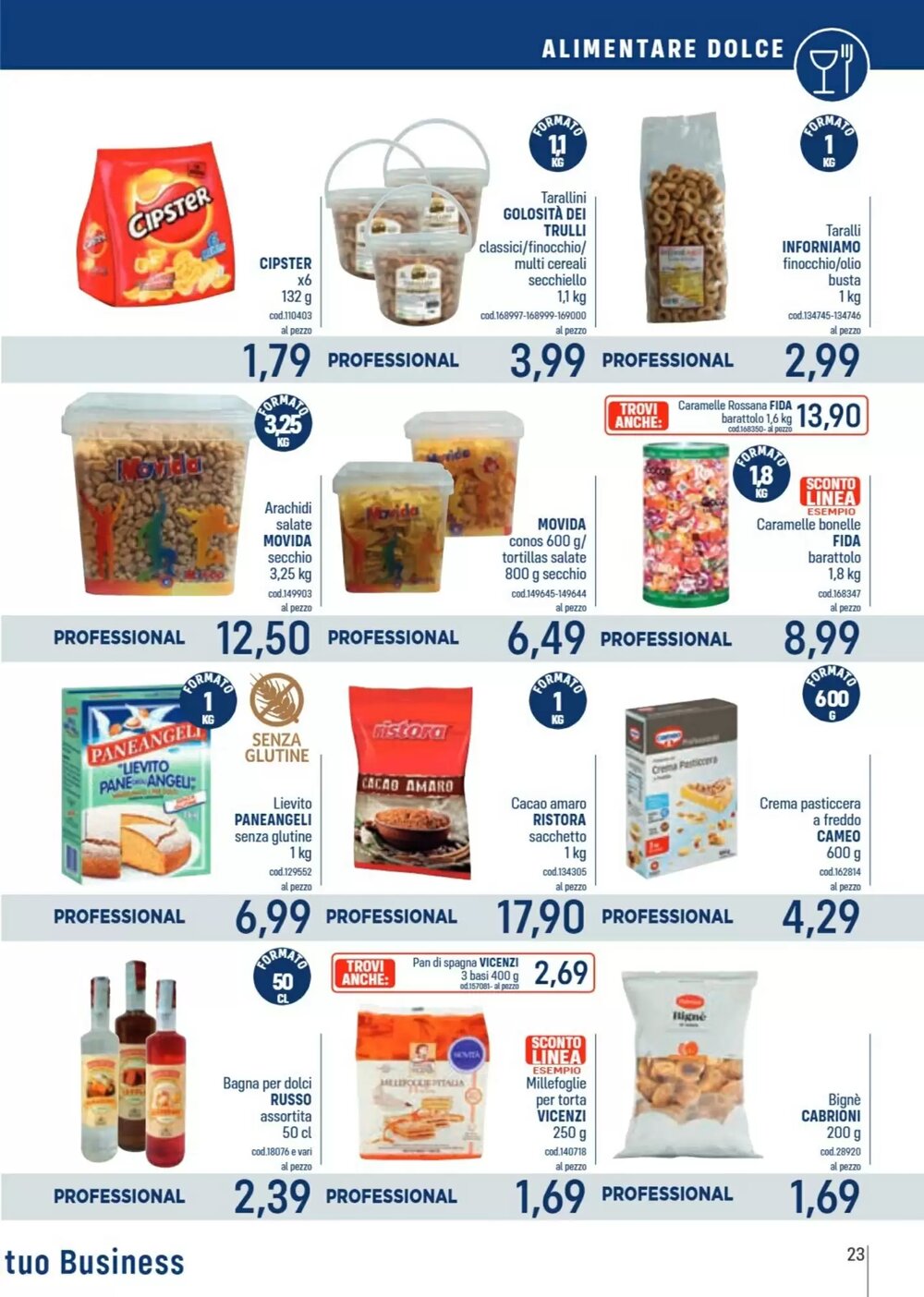 Volantino promozionale Talento Professional Store  valide dal 08/12/2025 - Pagina 23.