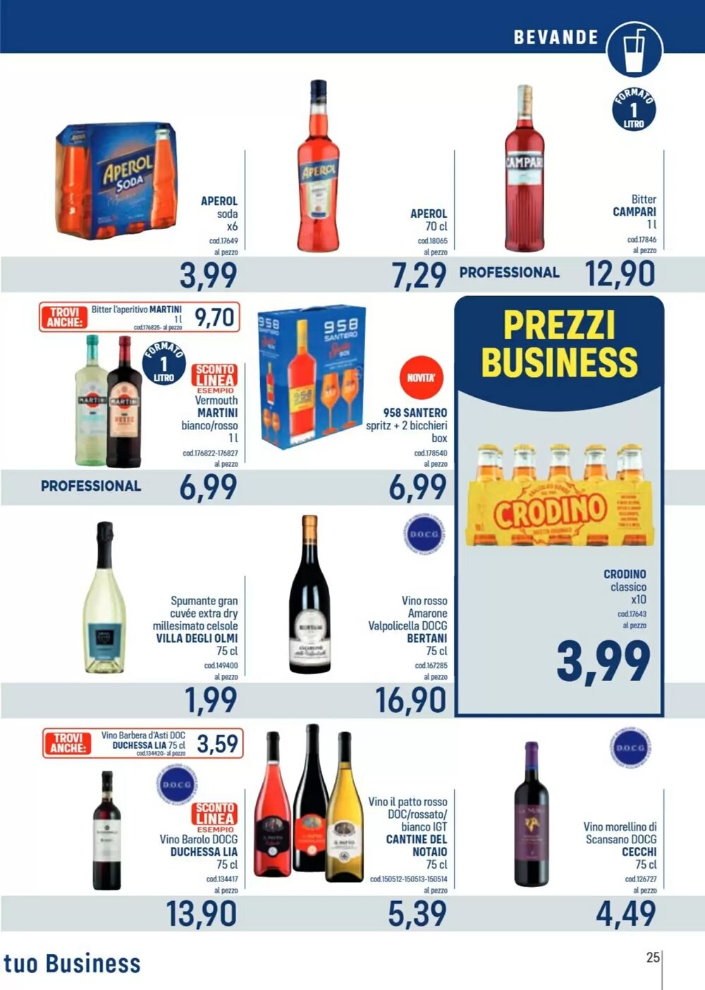 Volantino promozionale Talento Professional Store  valide dal 08/12/2025 - Pagina 25.