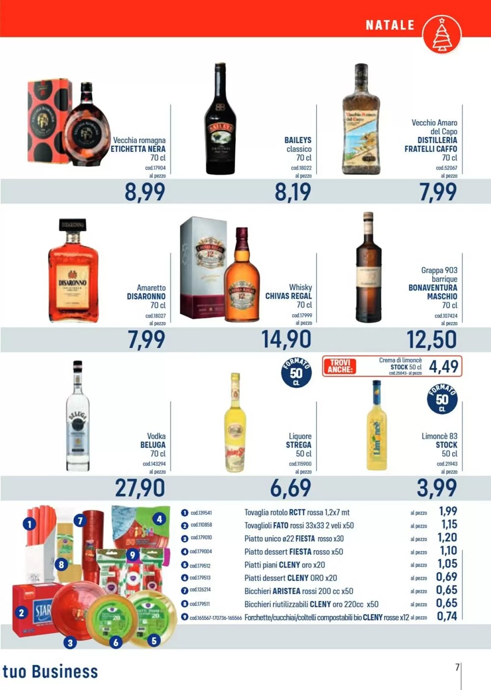 Volantino promozionale Talento Professional Store  valide dal 08/12/2025 - Pagina 7.