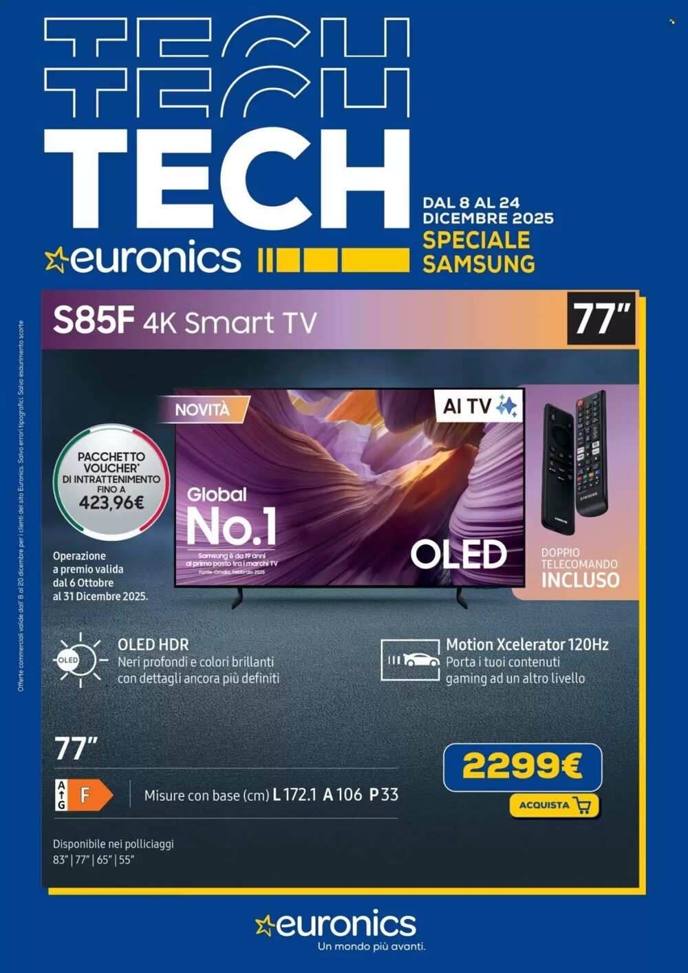 Volantino promozionale Euronics  valide dal 08/12/2025 - Pagina 1.