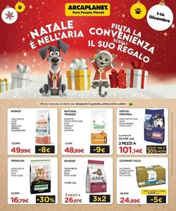 Volantino promozionale Arcaplanet  valide dal 08/12/2025