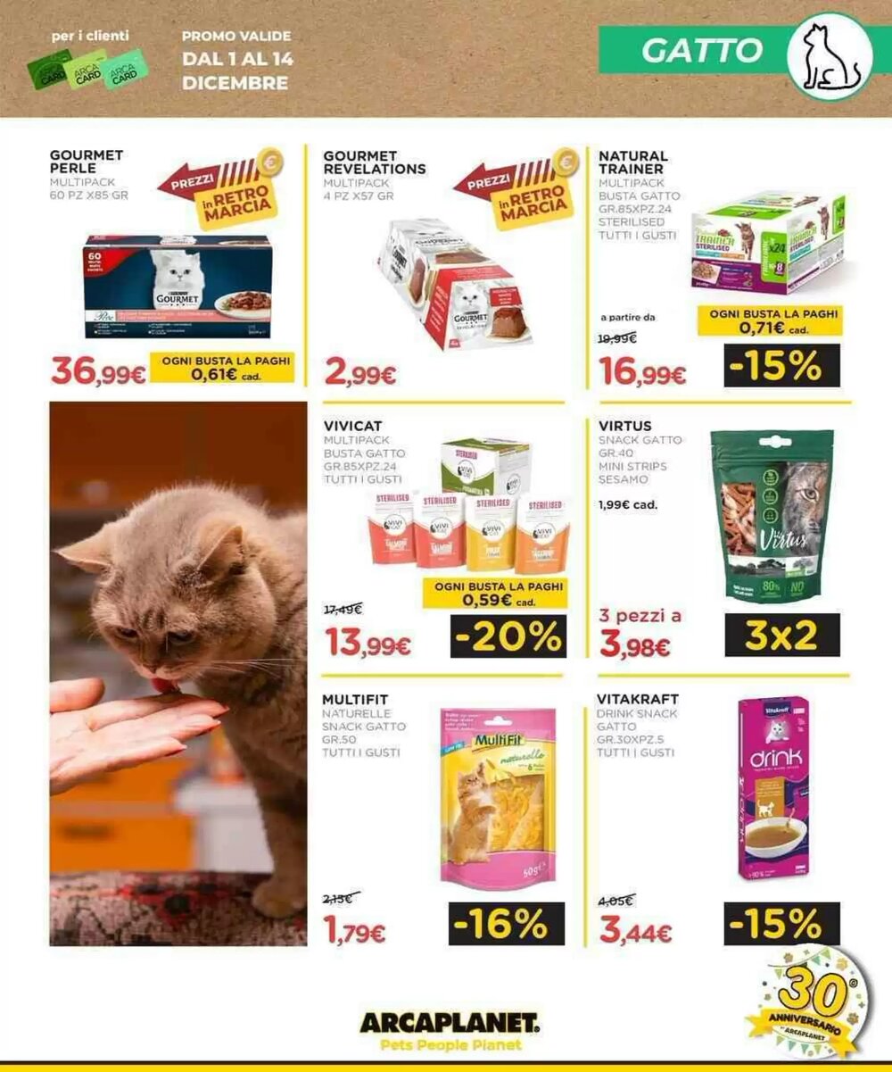 Volantino promozionale Arcaplanet  valide dal 08/12/2025 - Pagina 7.