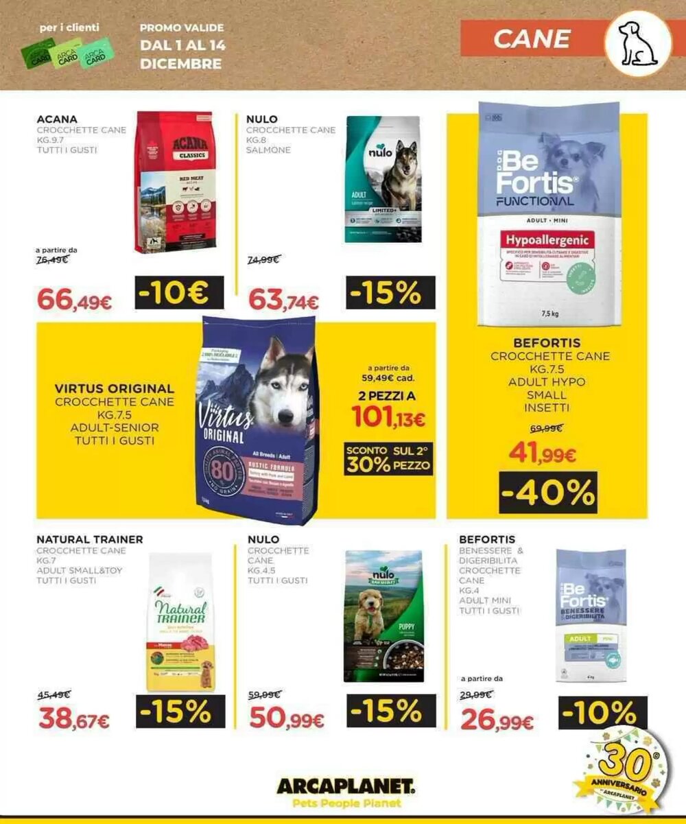 Volantino promozionale Arcaplanet  valide dal 08/12/2025 - Pagina 9.