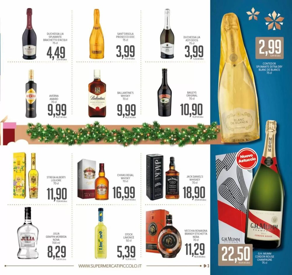 Volantino promozionale Supermercati Visotto  valide dal 08/12/2025 - Pagina 3.