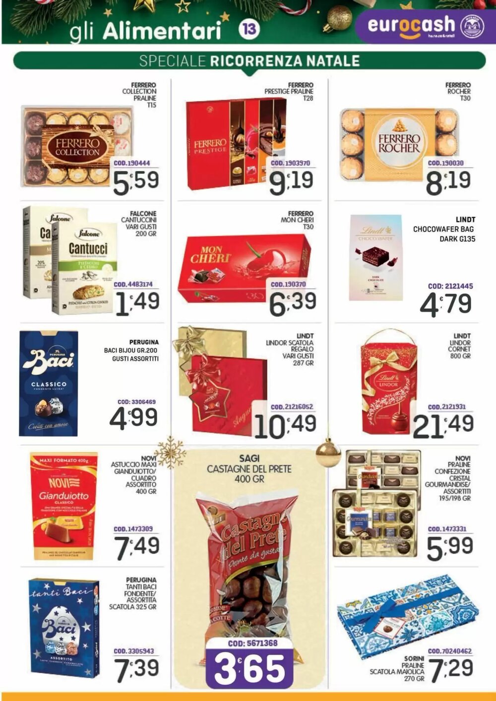 Volantino promozionale Eurocash  valide dal 08/12/2025 - Pagina 13.