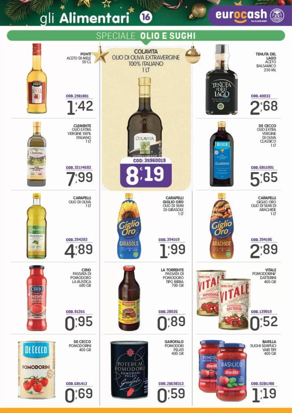 Volantino promozionale Eurocash  valide dal 08/12/2025 - Pagina 16.