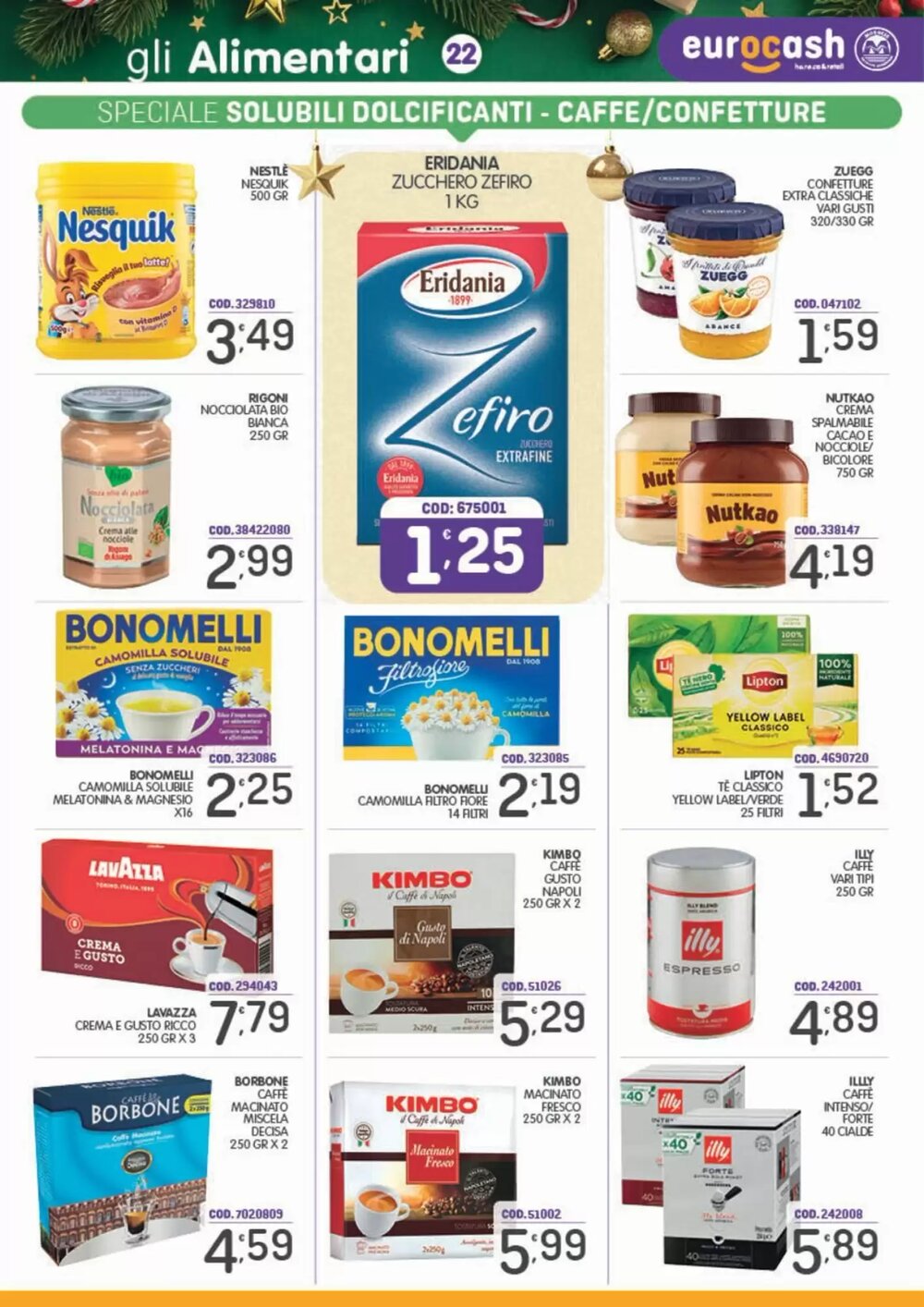 Volantino promozionale Eurocash  valide dal 08/12/2025 - Pagina 22.