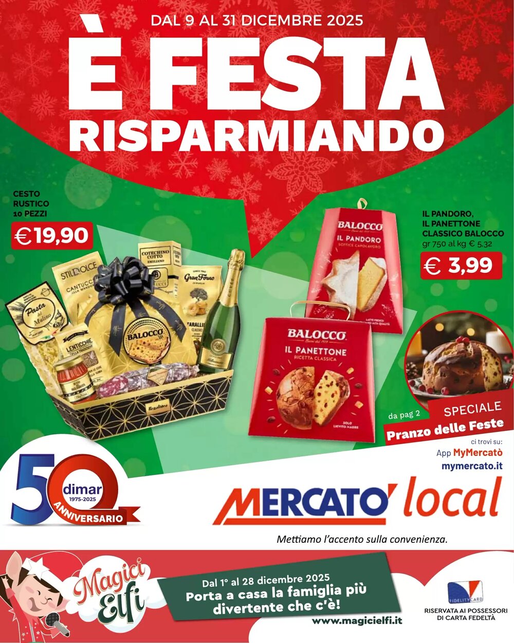 Volantino promozionale Mercatò  valide dal 09/12/2025 - Pagina 1.
