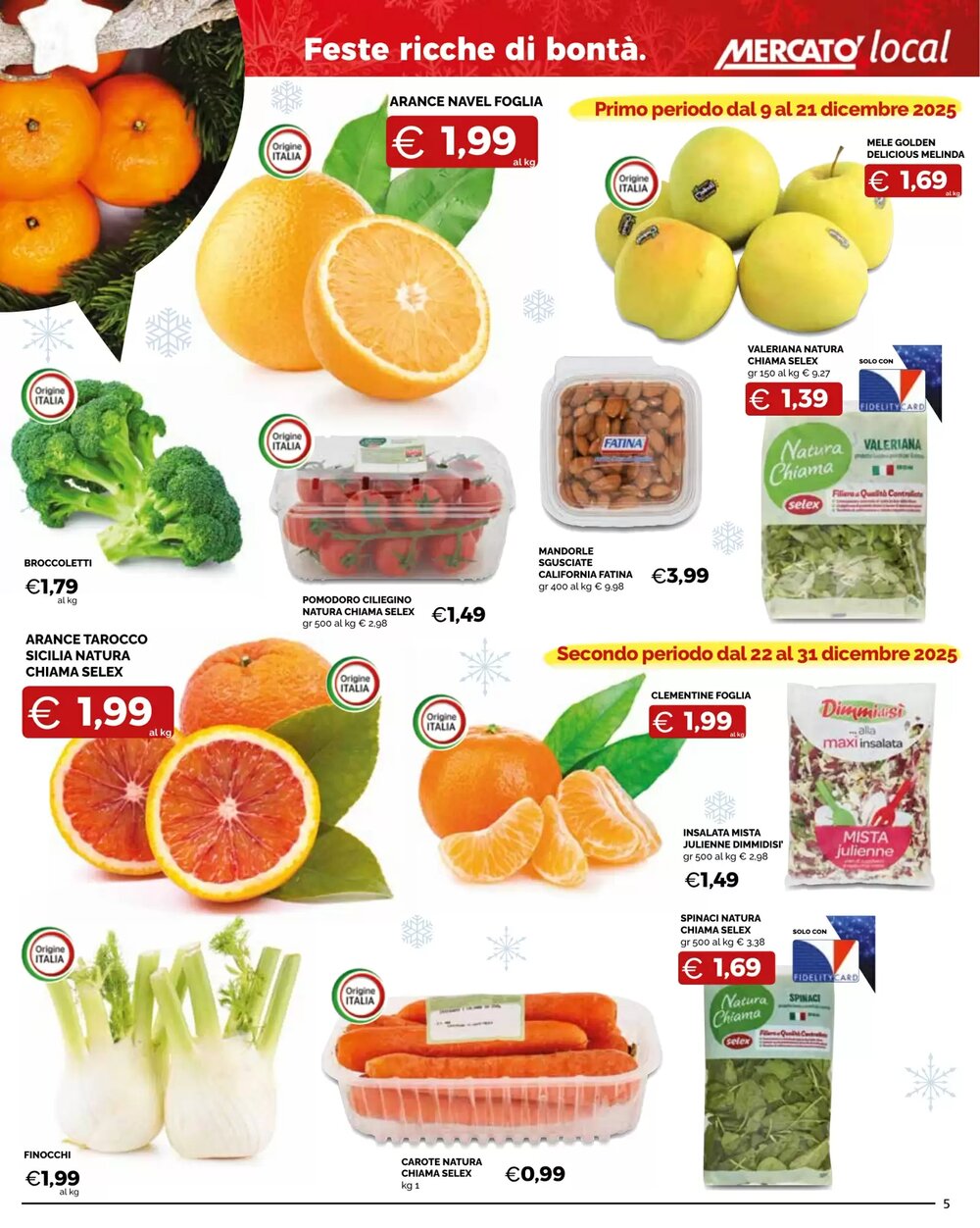Volantino promozionale Mercatò  valide dal 09/12/2025 - Pagina 5.