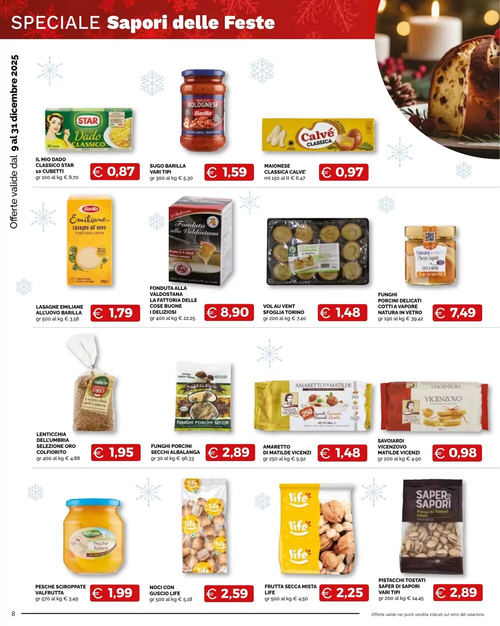 Volantino promozionale Mercatò  valide dal 09/12/2025 - Pagina 8.