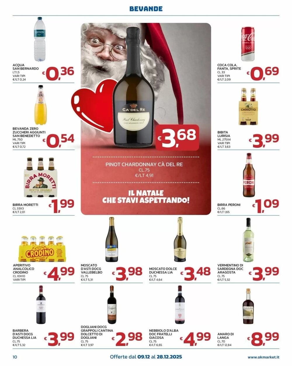 Volantino promozionale Ok Market  valide dal 09/12/2025 - Pagina 10.