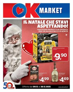 Volantino promozionale Ok Market  valide dal 09/12/2025