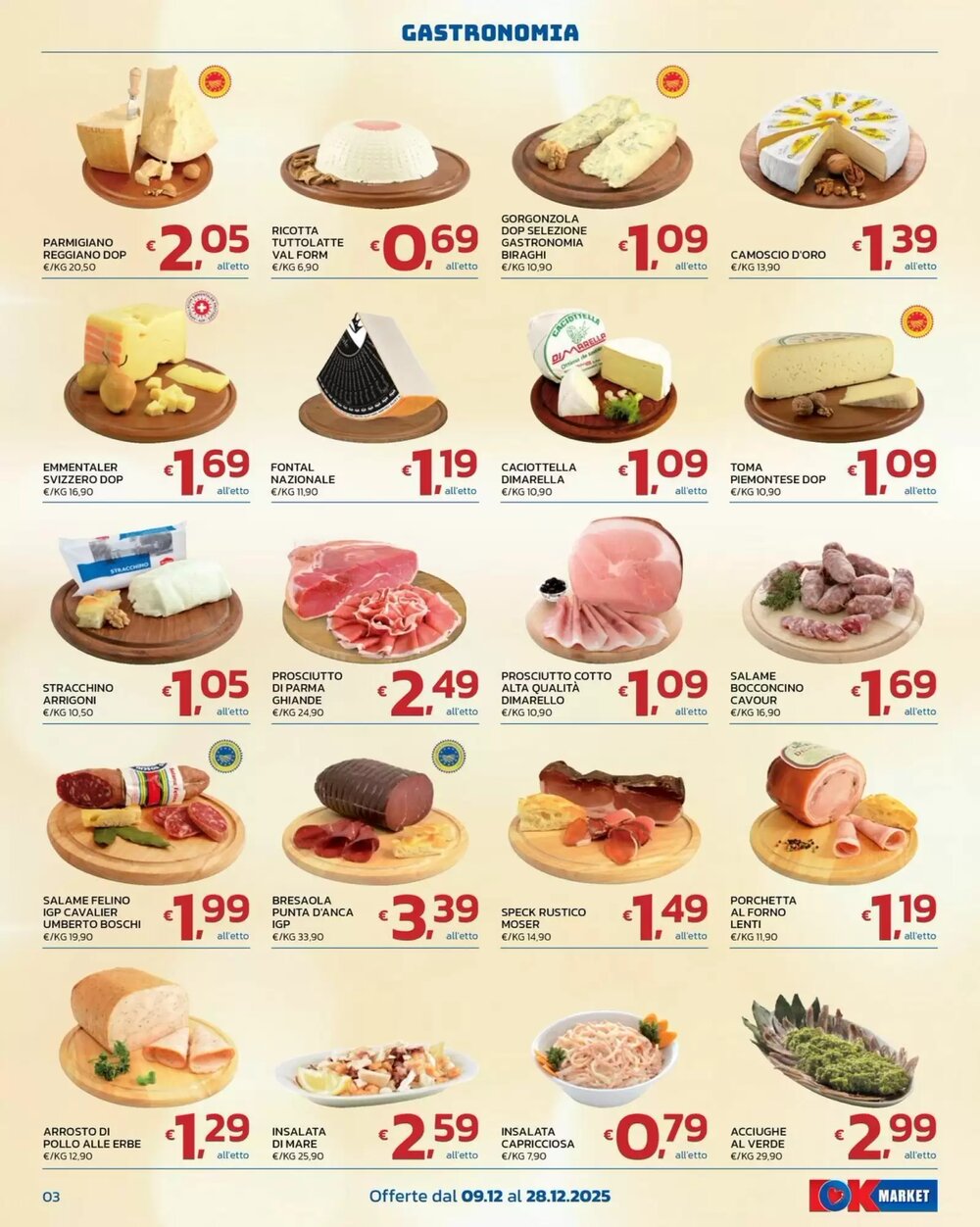 Volantino promozionale Ok Market  valide dal 09/12/2025 - Pagina 3.