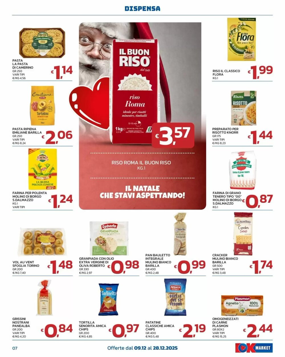 Volantino promozionale Ok Market  valide dal 09/12/2025 - Pagina 7.