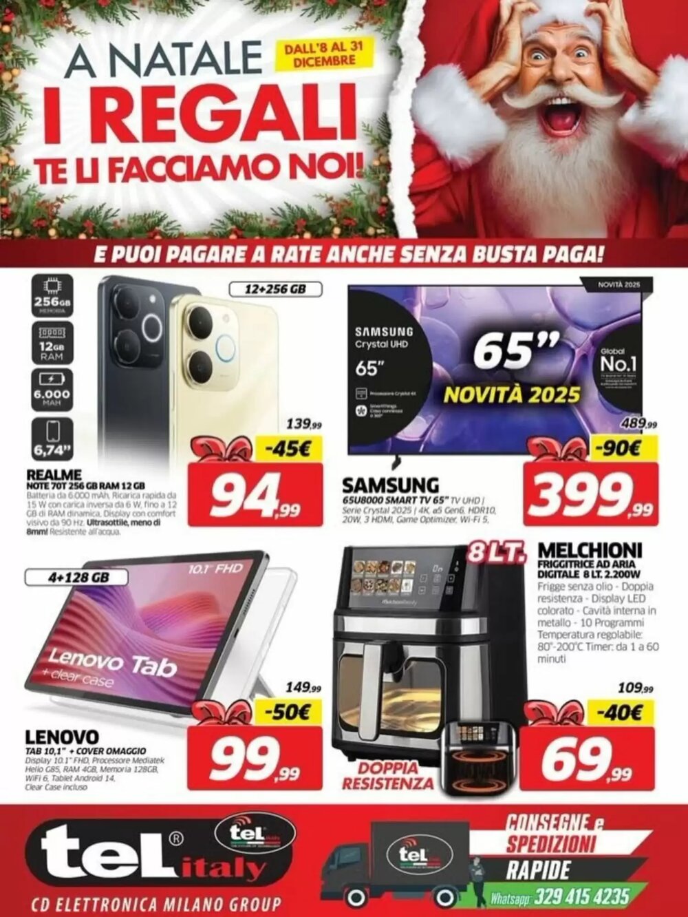 Volantino promozionale Telitaly  valide dal 09/12/2025 - Pagina 1.