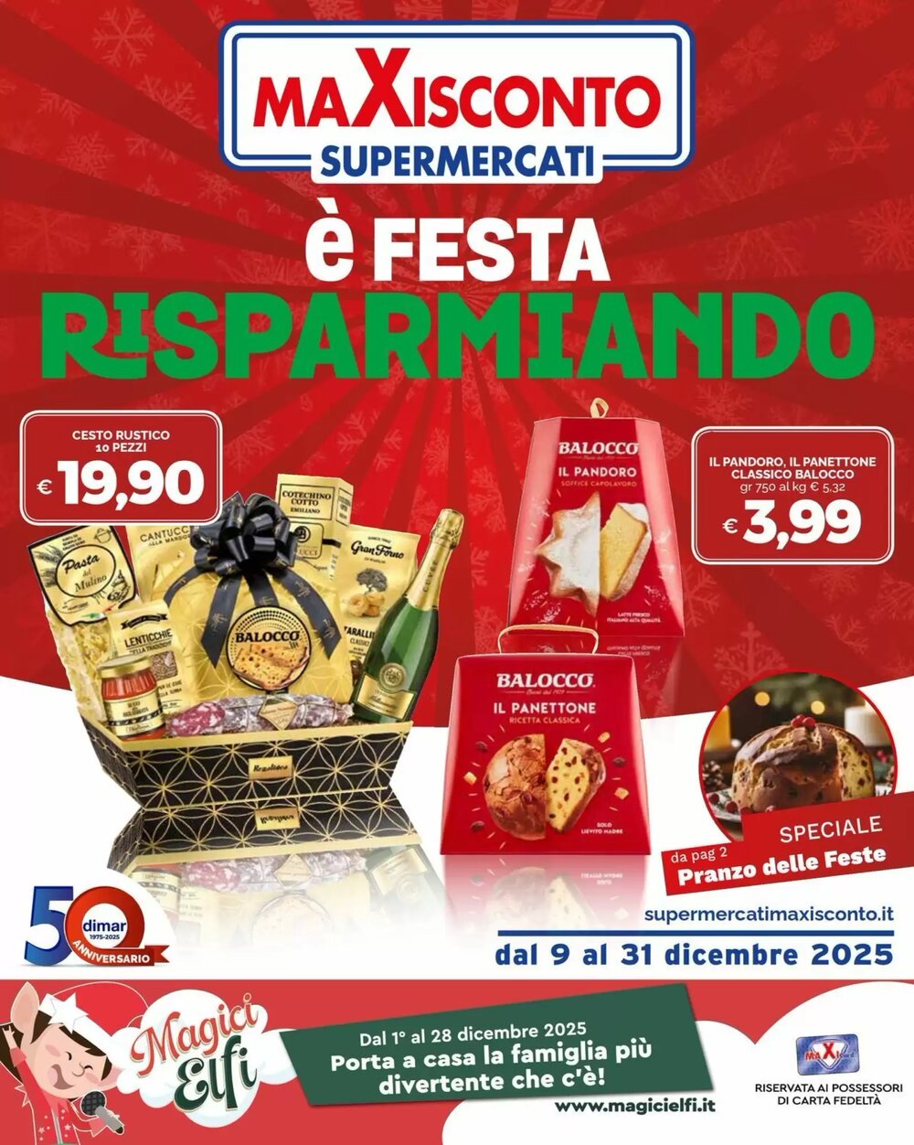 Volantino promozionale Maxisconto  valide dal 09/12/2025 - Pagina 1.
