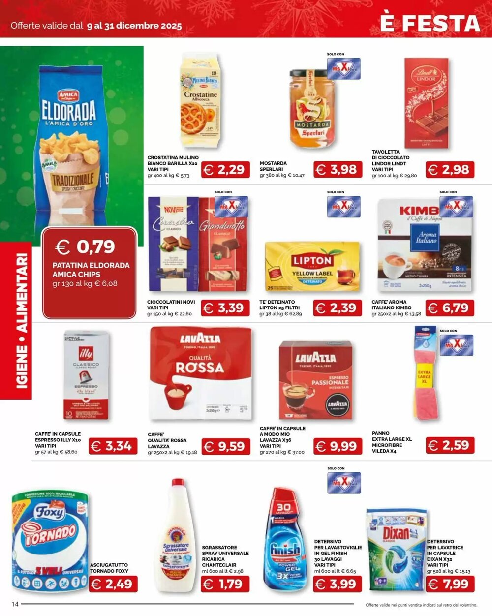 Volantino promozionale Maxisconto  valide dal 09/12/2025 - Pagina 14.