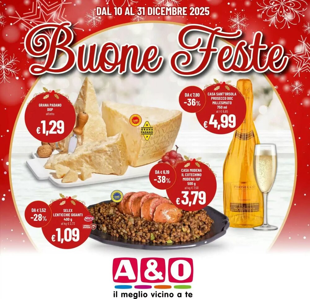 Volantino promozionale A&o  valide dal 10/12/2025 - Pagina 1.