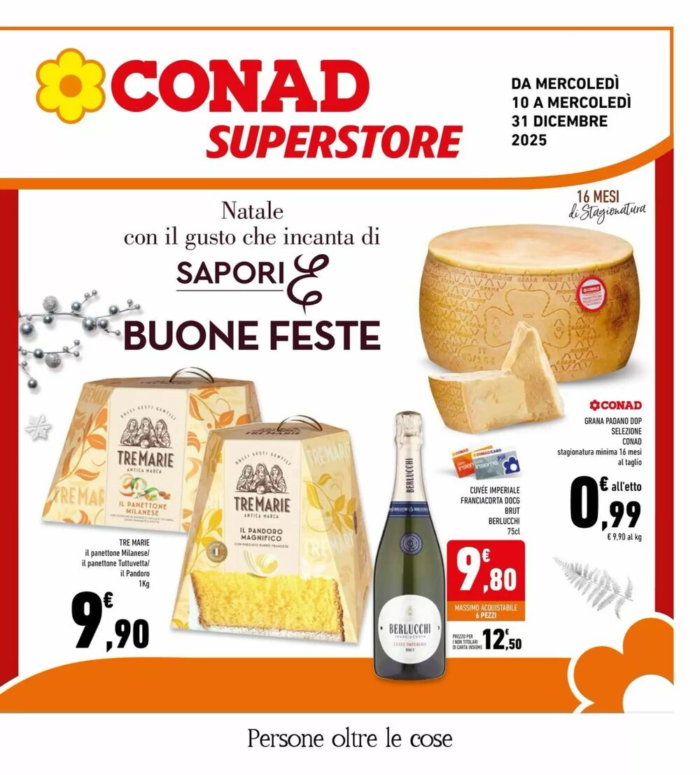 Volantino promozionale Conad Superstore  valide dal 10/12/2025 - Pagina 1.