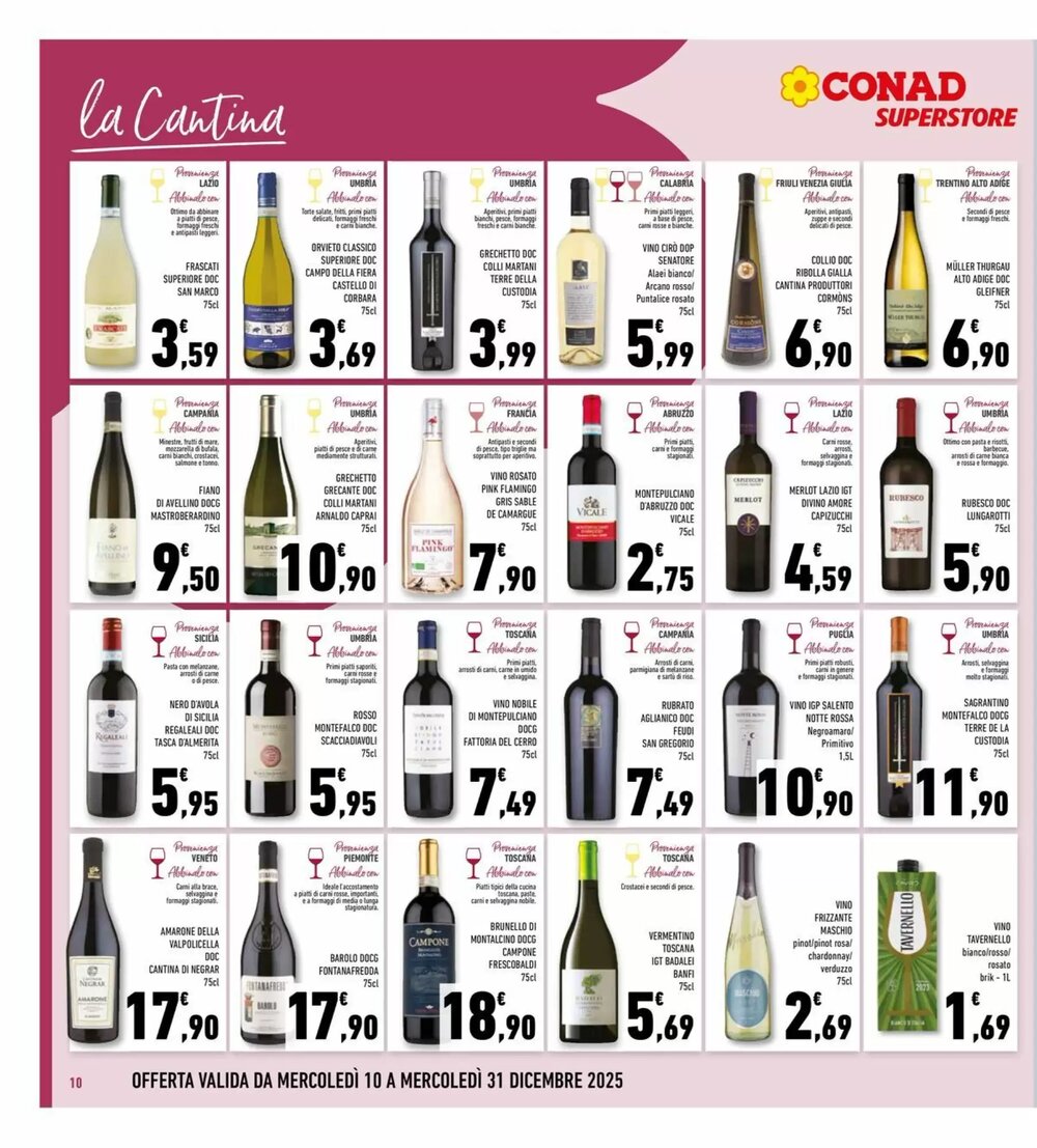 Volantino promozionale Conad Superstore  valide dal 10/12/2025 - Pagina 10.
